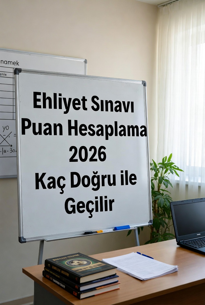 Ehliyet Sınavı Puan Hesaplama 2026 Ka&ccedil; Doğru ile Ge&ccedil;ilir