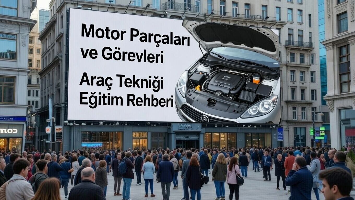 Motor Par&ccedil;aları ve G&ouml;revleri Ara&ccedil; Tekniği Eğitim Rehberi